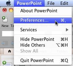 powerpoint for mac spelling